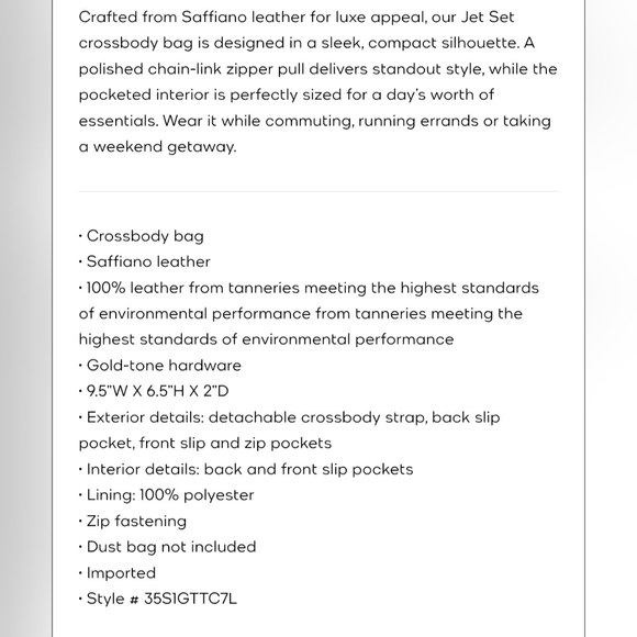 Michael Kors Black and Gold Chain Crossbody Bag. - Picture 4 of 4